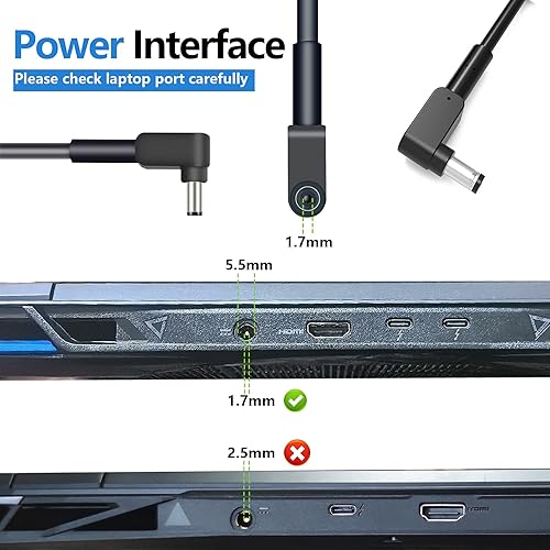 Miniatura 2 de Adaptador de CA de 330 W 19.5 V 16.92 A de repuesto A20-330P1A compatible con Acer Predator Helios 300 N20C11 N20C3 N22C3 Cargador para portátil