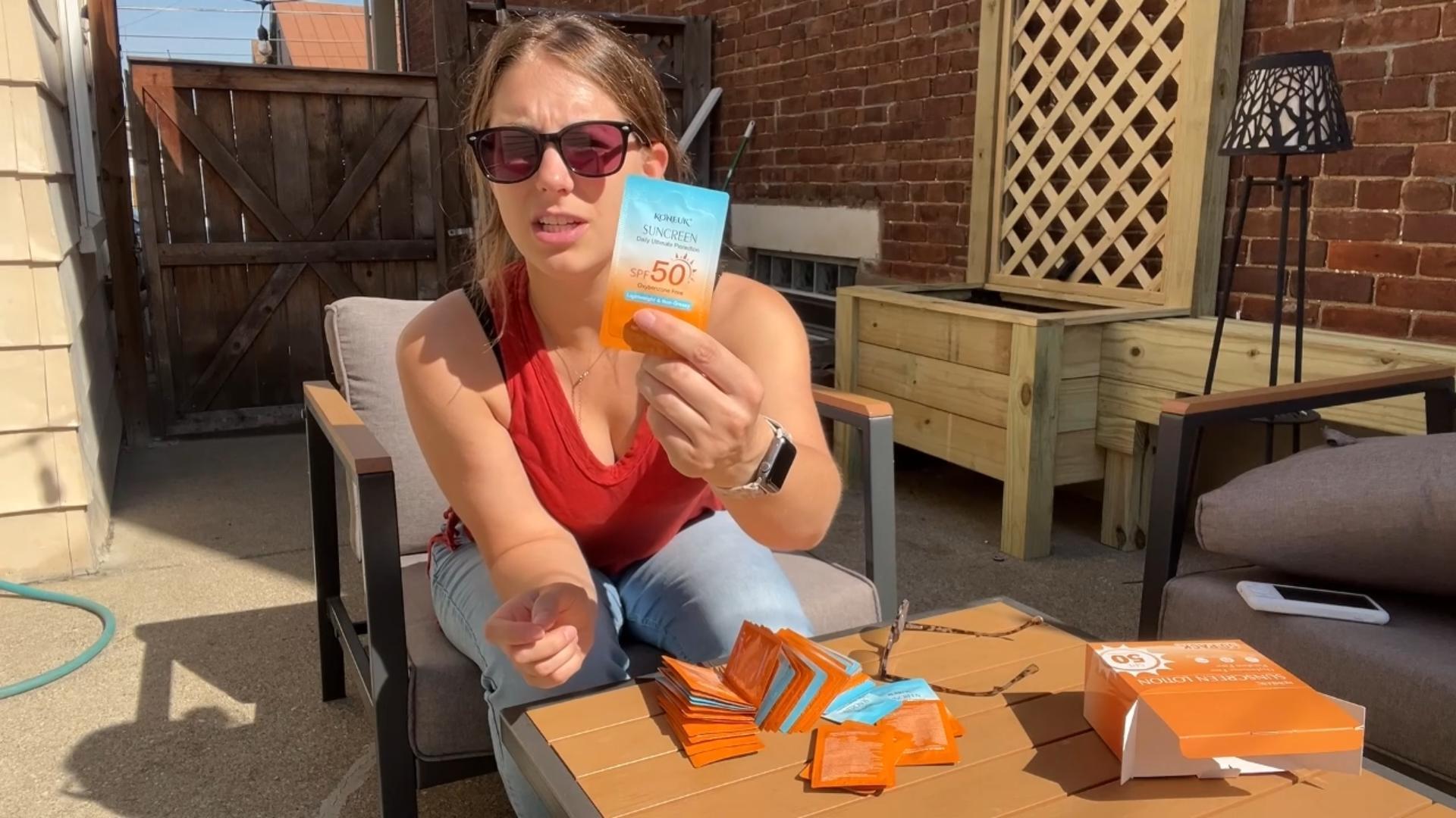 Amazon.com: 50 Pack Bulk Travel Size Sunscreen for Face and Body