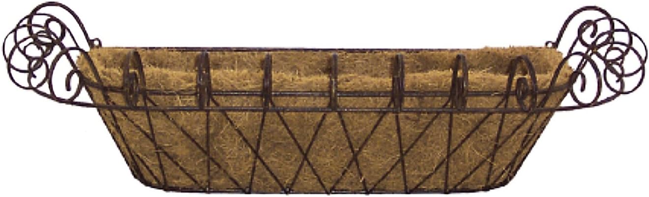Deer Park WB119 Small French Window Box with Cocoa Moss Liner