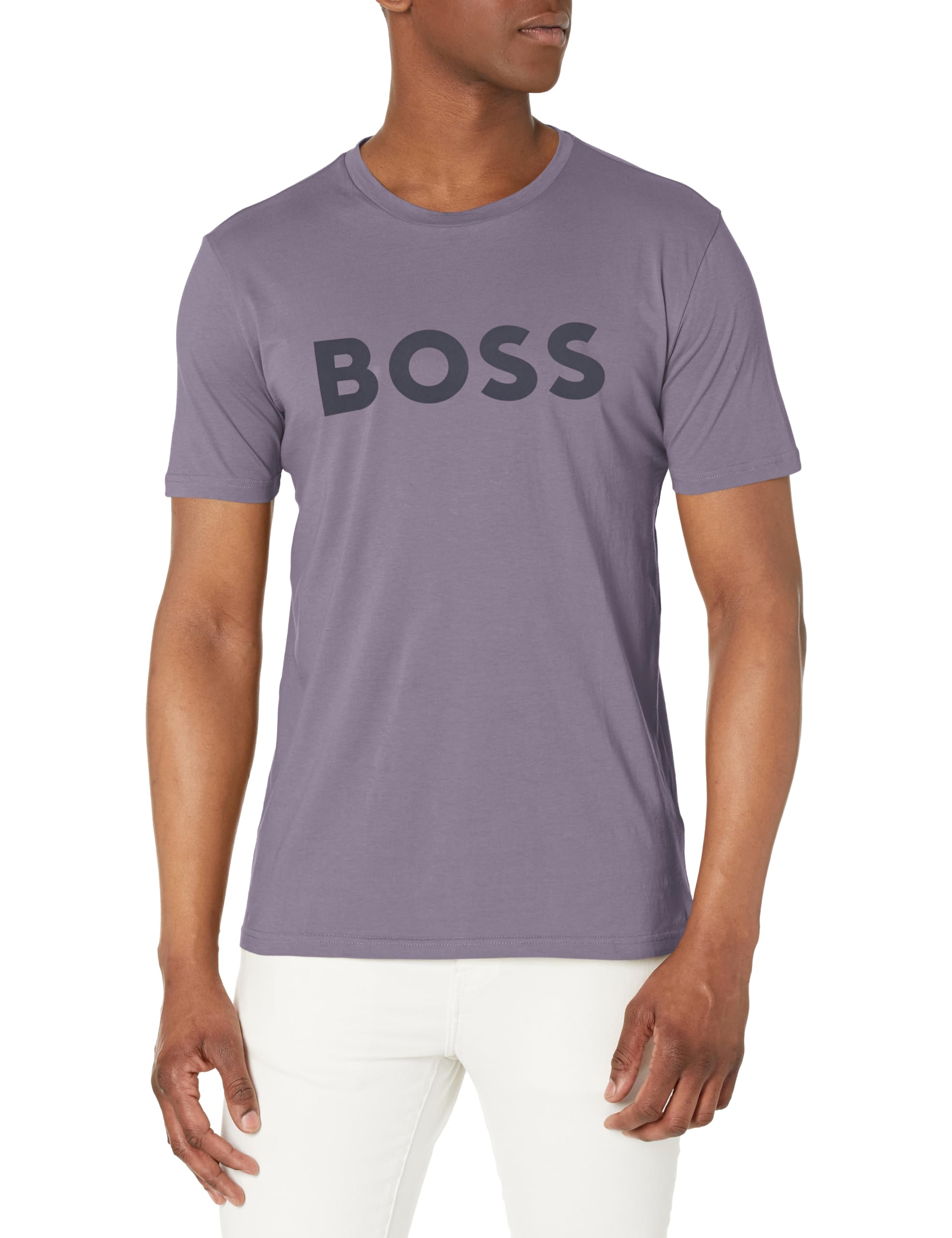 BOSS Men's Bold Logo Short-Sleeve Jersey T-Shirt