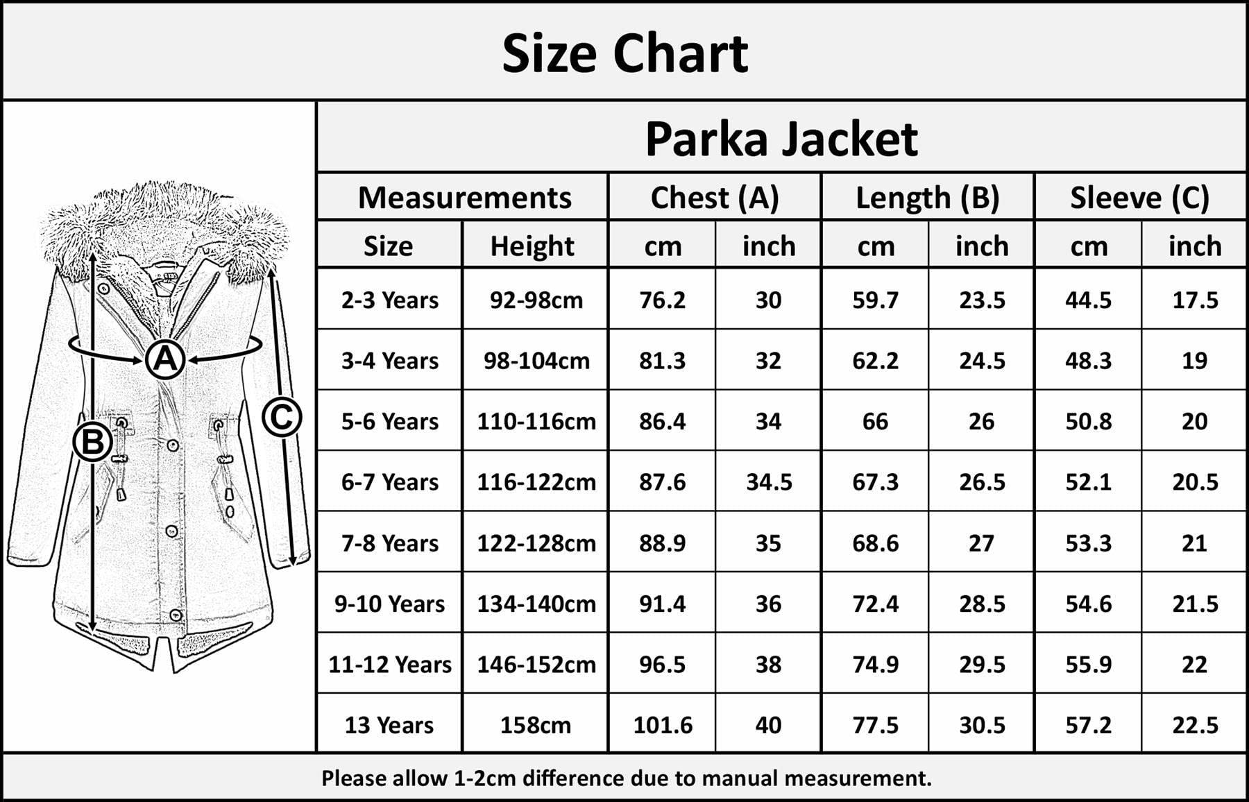 A2Z 4 Kids Dziewczęce dziewczęce designerskie kamuflażowe parka z kapturem ze sztucznego futra kurtki szkolne odzież wierzchnia płaszcze New Age 2 3 4 5 6 7 8 9 10 11 12 13 lat, Tęczowe futro, czarne,