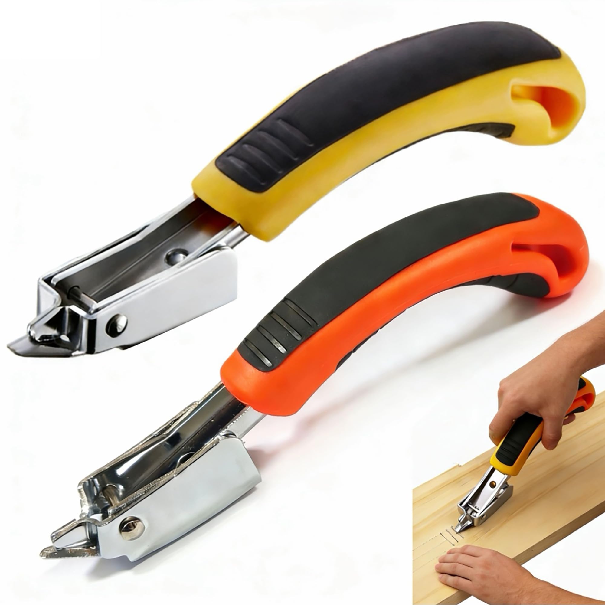 LAIYORA Staple Remover Tool,2 Pcs Staple Puller Tool Heavy Duty Staple Removers Strength Staple Puller Removing with Ergonomic Handle for Office School and Home