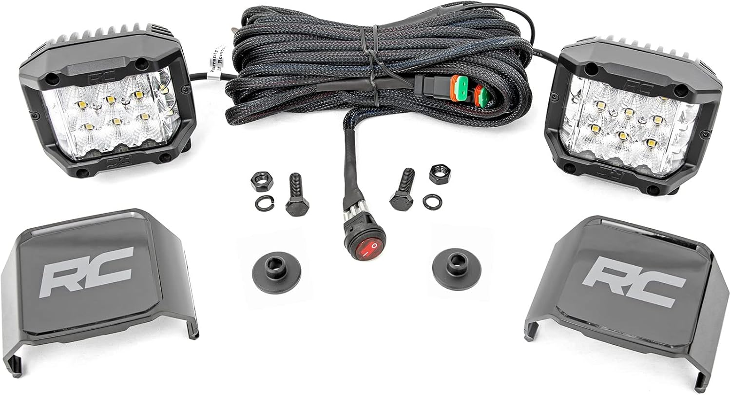 Rough Country 3″ LED Wide Angle Ditch Light Kit for 21-22 Ford Bronco – 71050 Rough Country 3″ LED Wide Angle Ditch Light Kit for 21-22 Ford Bronco – 71050