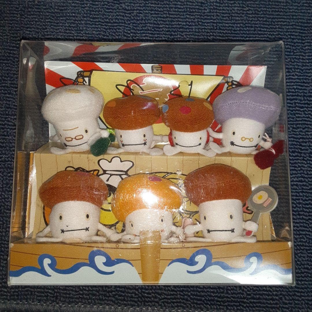 Amazon.co.jp: ドコモダケ一家 七福神 ぬいぐるみ セット 激 : おもちゃ 