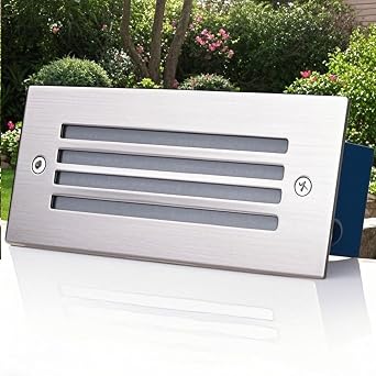 Recessed Outdoor Staircase Spotlights - 220V Recessed Step Corner Lamp, IP65 Waterproof LED Floodlight, Garden Courtyard Underground LightsBlue,5w