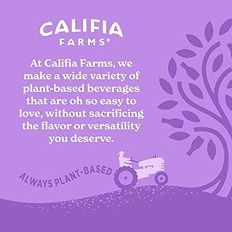 Califia Farms - Organic Oat Barista Blend, 32 oz (Pack of 6), Shelf Stable, Dairy Free, Plant Based, Vegan, Non GMO, Organic Milk, Creamer, Milk Frother, Oatmilk