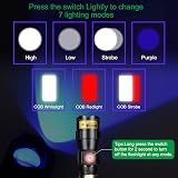 DARKBEAM Lampe Torches UV 365nm USB Rechargeable Lampe de Poche LED 3 en 1 - 3