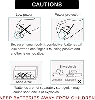 Vista 5 de CR1632 - Paquete de 5 baterías CR 1632 de litio de 3 V para Garmin Vivofit Jr