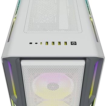 corsair 5000T RGB PCケース ミドルタワー 未開封 WHITE corsair 5000T RGB PCケース ミドルタワー 未開封 WHITE iCUE