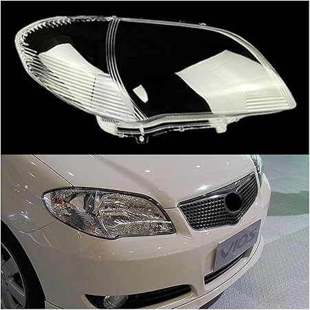 Amazon ヘッドライトカバーシェルレンズ カバー カーヘッドライトヘッドライトクリアレンズシェルカバー 車のヘッドライトレンズガラスシェル ために トヨタ ヴィオス 06 07 ライトリム サイドマーカーリム 色 右 ライトリム サイドマーカーリム 車 バイク