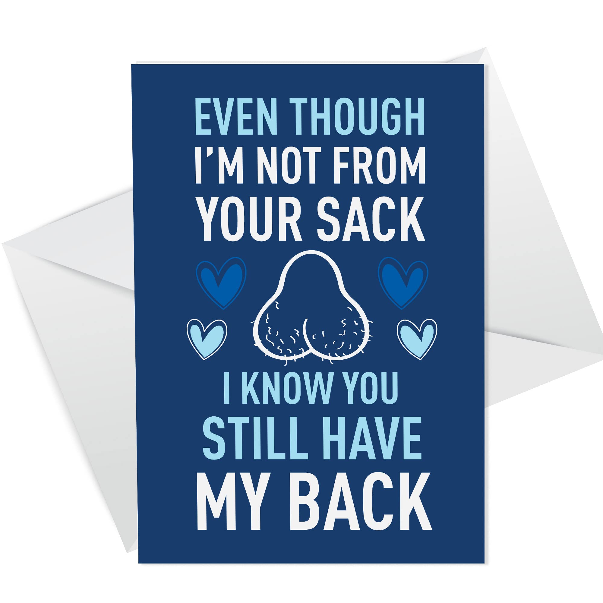 RED OCEAN Funny Fathers Day Birthday Card For Step Dad Joke Stepdad Card From Son Daughter