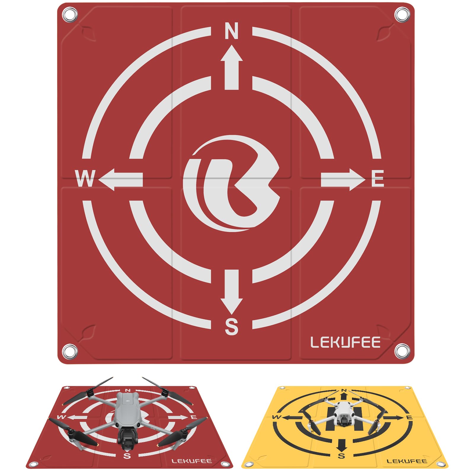 Lekufee Almohadilla de aterrizaje plegable para DJI Air 3S, DJI Neo, DJI Avata 2, Mavic 3 Pro, Mavic 3, Classic, Cine, Mini 4K, Mini 4 Pro, Mini 3/2/2SE, DJI Air 3/2S/2, Avata Pro, DJI FPV, DJI Drone