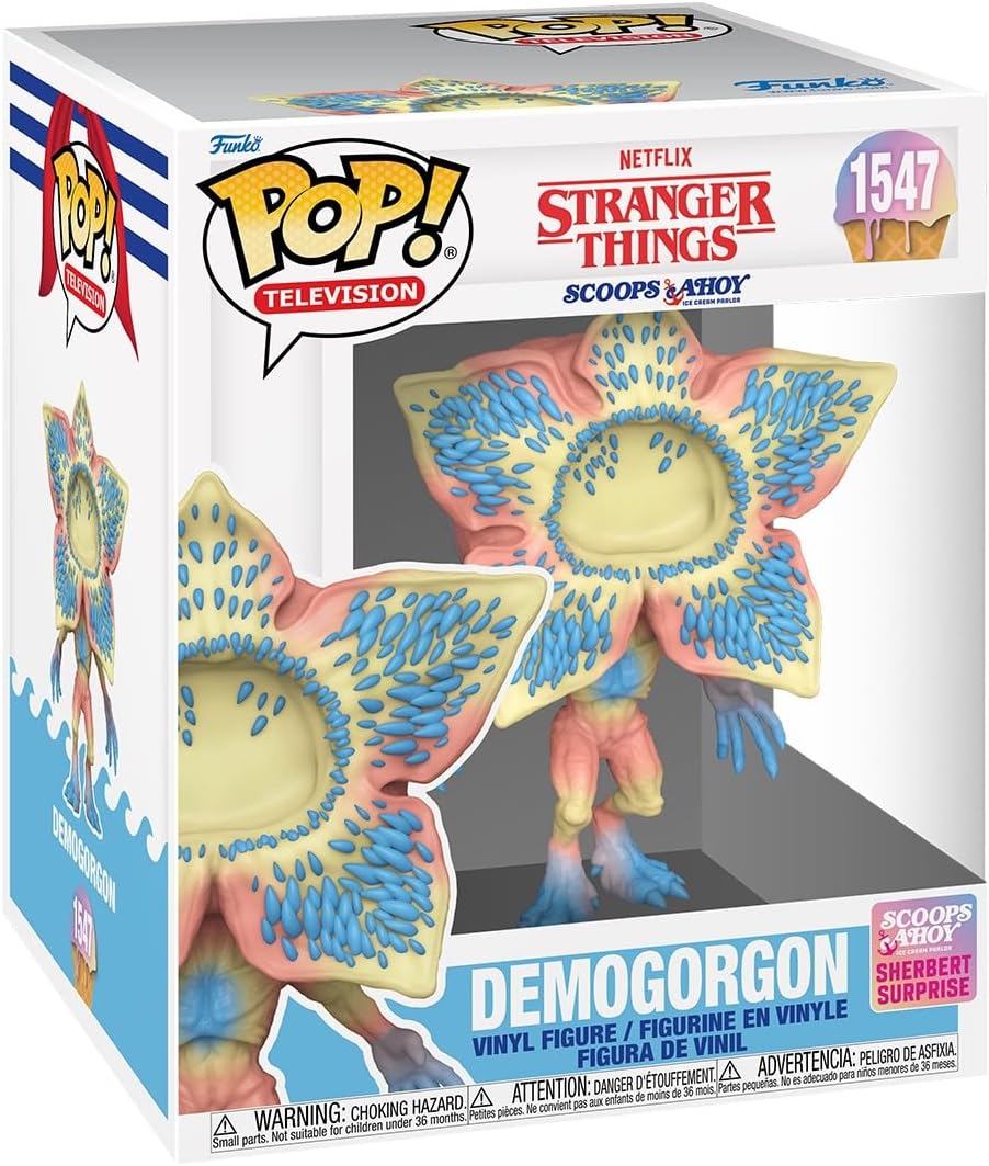 Funko Pop! Super: Stranger Things - Demogorgon - (Scoops Ahoy) - Vinyl Collectible Figure - Gift Idea - Official Merchandise - Toy for Children and Adults - TV Fans