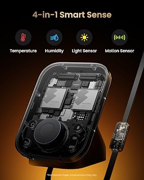 SwitchBot Universal Remote Control with Hub 3, Multi-use Smart Remote with Customize App, Control 25 IR/Bluetooth Devices and 10 Scenes, Compatible with TV/AC/SwitchBot BLE Devices