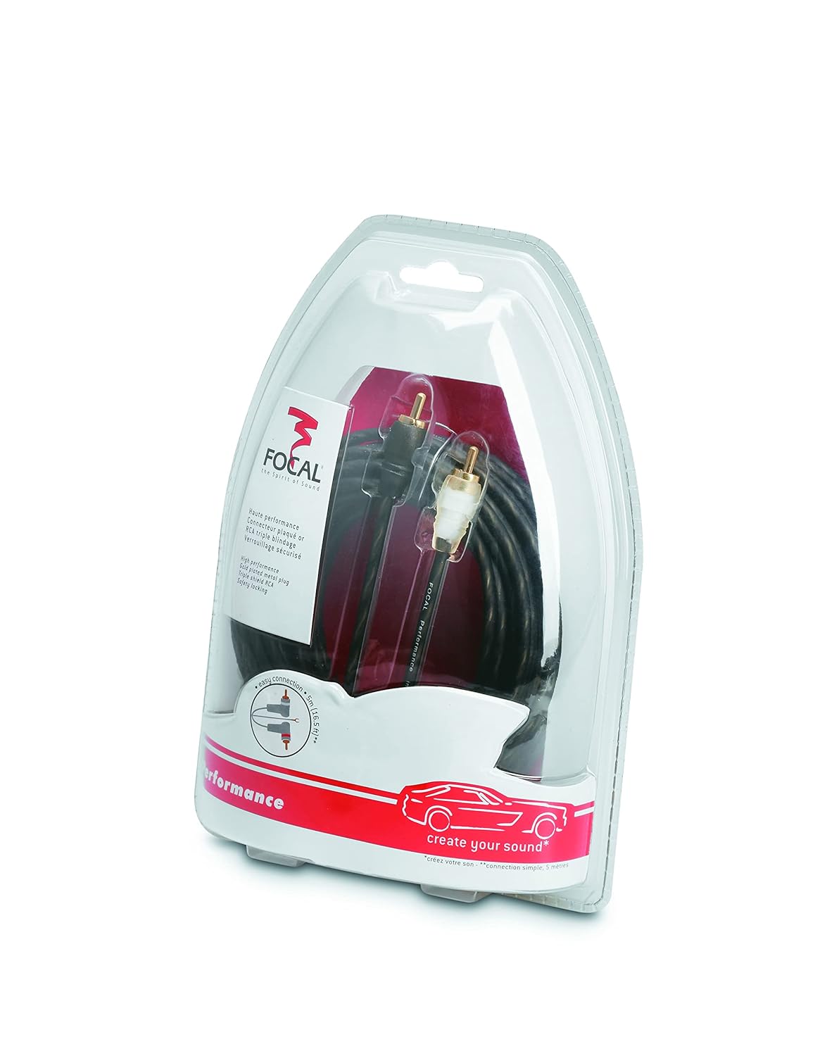 PR5 - Focal 5M (16.5ft) Ultra Flexible Performance Series RCA Cable