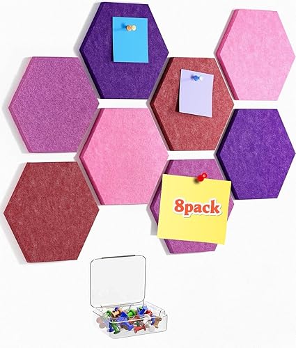 Miniatura 12 de Paquete de 8 paneles acústicos de alta densidad, paneles de pared insonorizados autoadhesivos, paneles de espuma acústica a prueba de sonido,