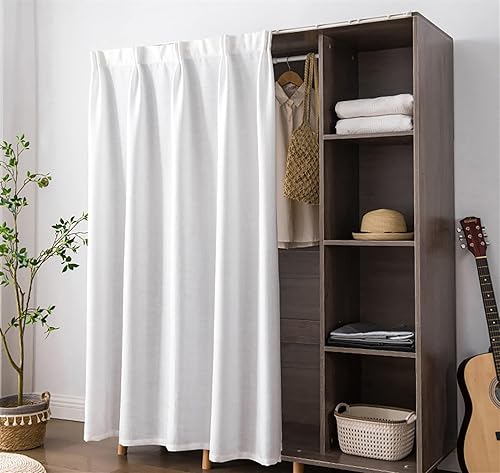 SK Studio Cortinas cortas para cocina, cortina de gabinete de privacidad, a prueba de polvo, cortina de puerta para armario, lavandería, color