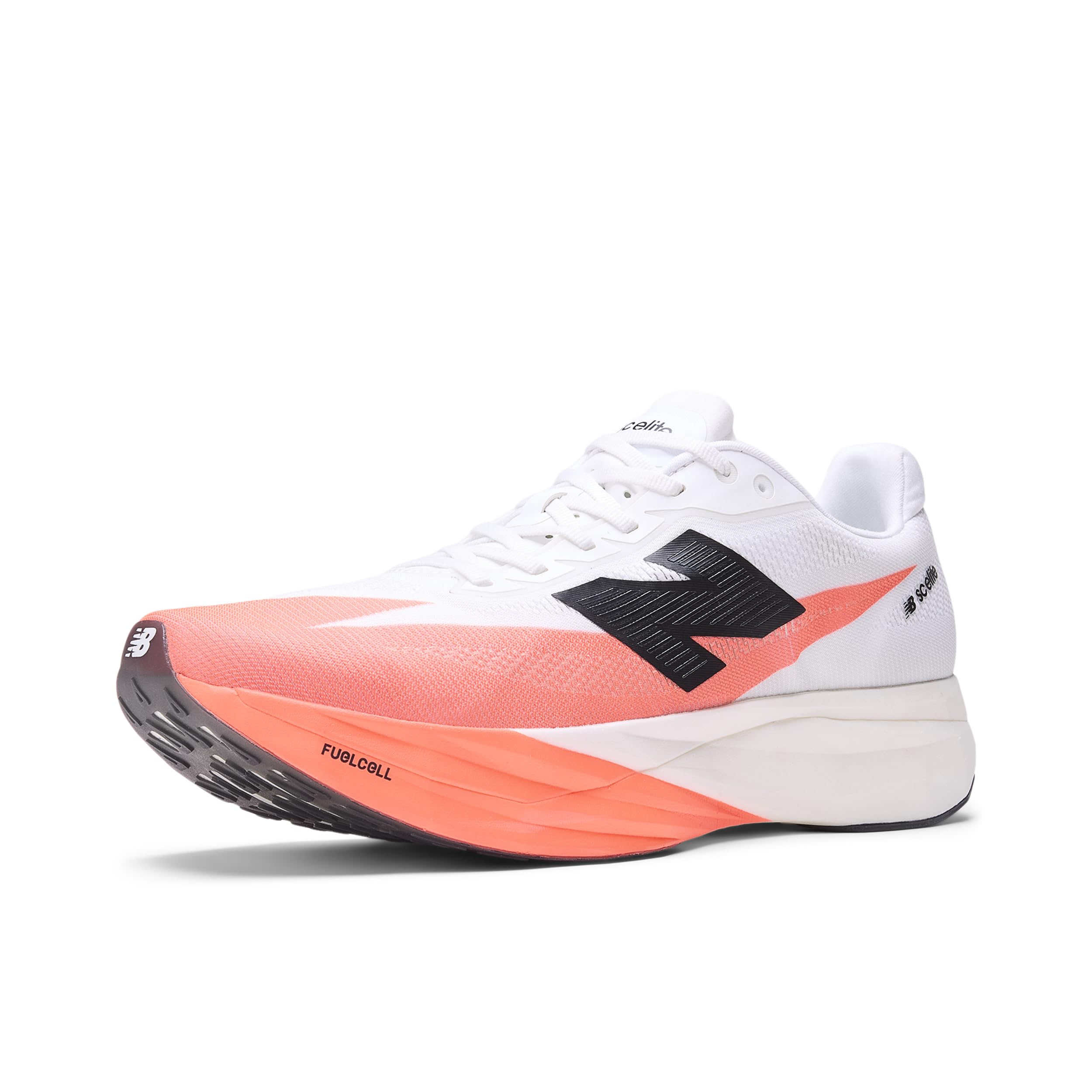 Photo 1 of New Balance Men's FuelCell SuperComp Elite V5 Running Shoe, Urgent Red/White/Black, 9 M