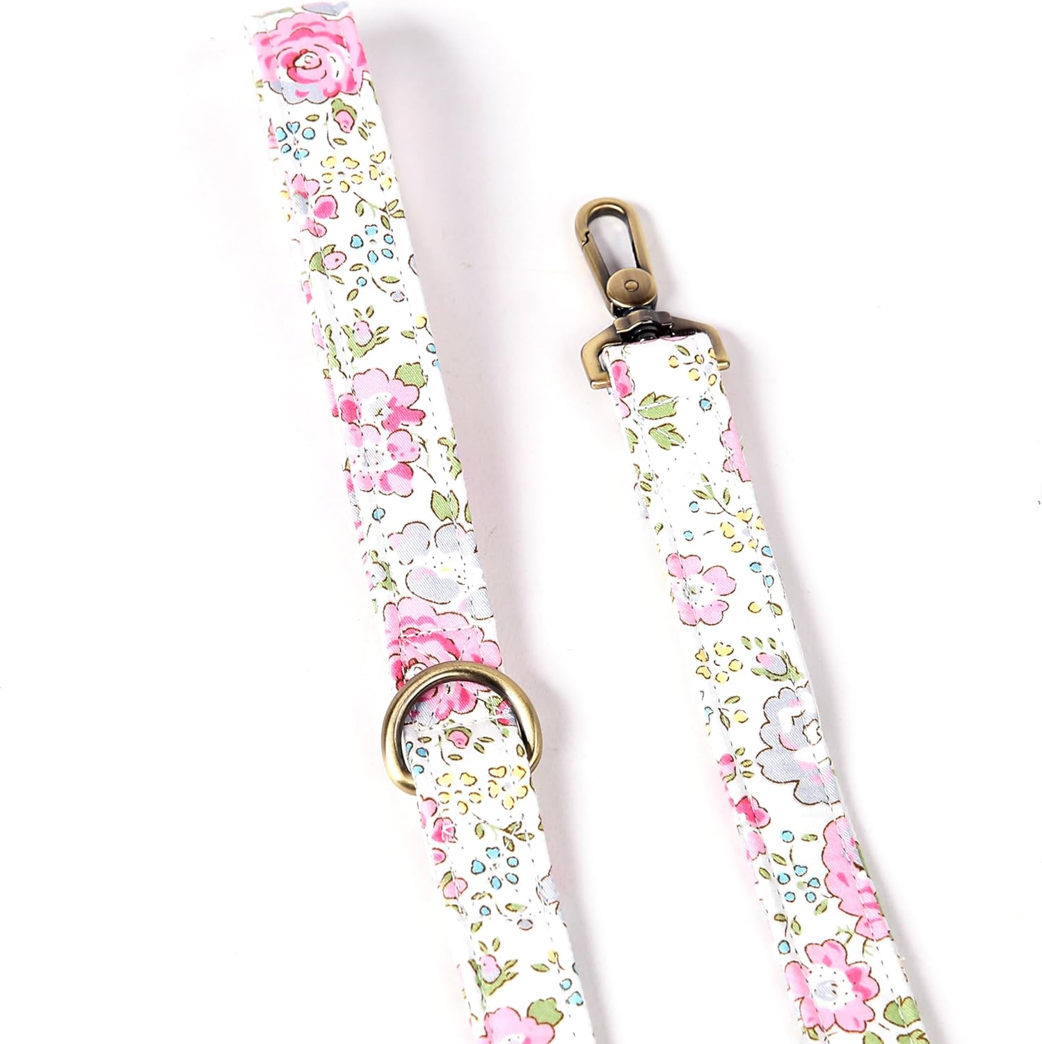 Organic Cotton Dog Leash for Small,Medium and Large Breed,Brass Hardware Pet Leash for Walking,Running and Training 6FT