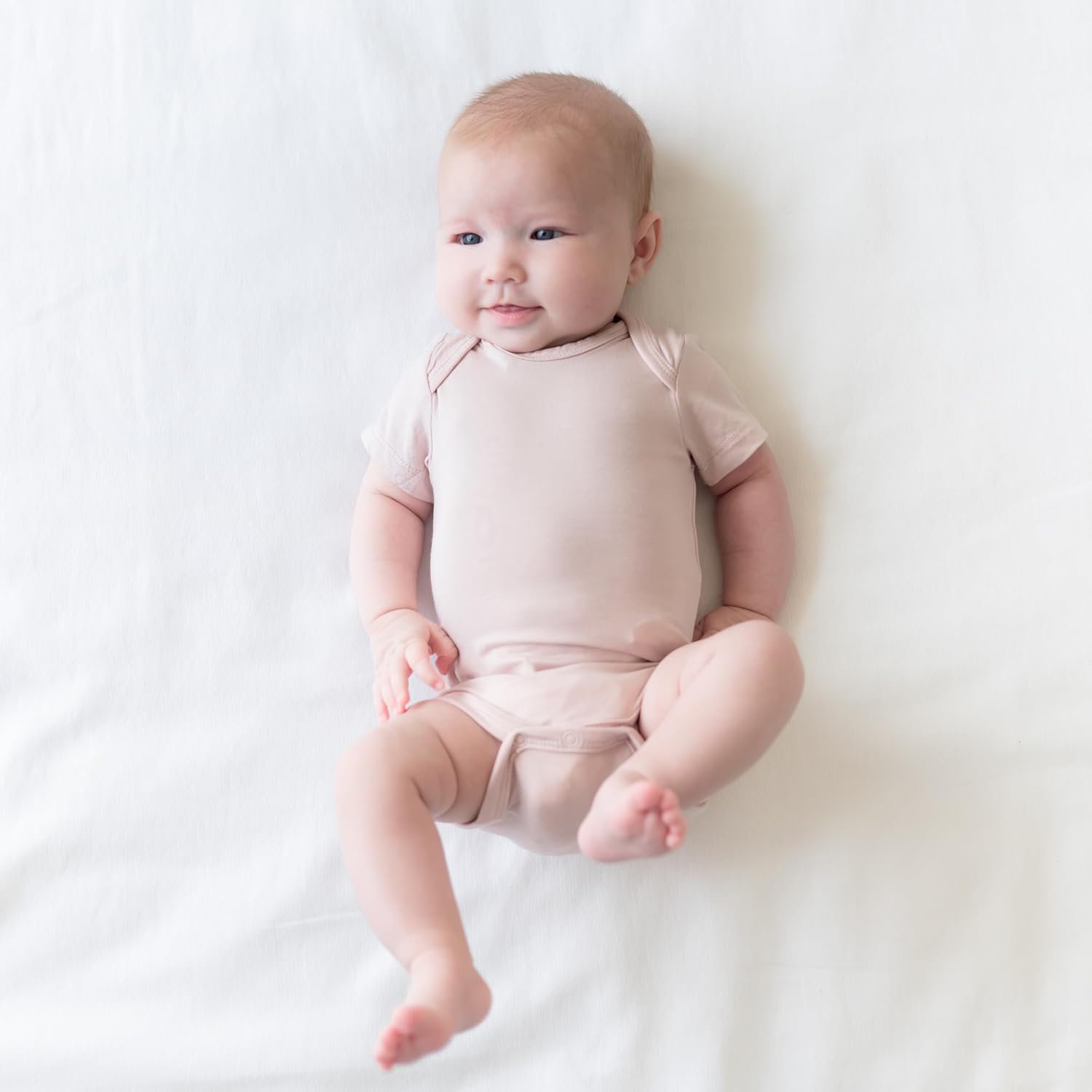 KYTE BABY Short Sleeve Unisex Baby Bodysuits, Rayon Made From Bamboo Material - Image 4