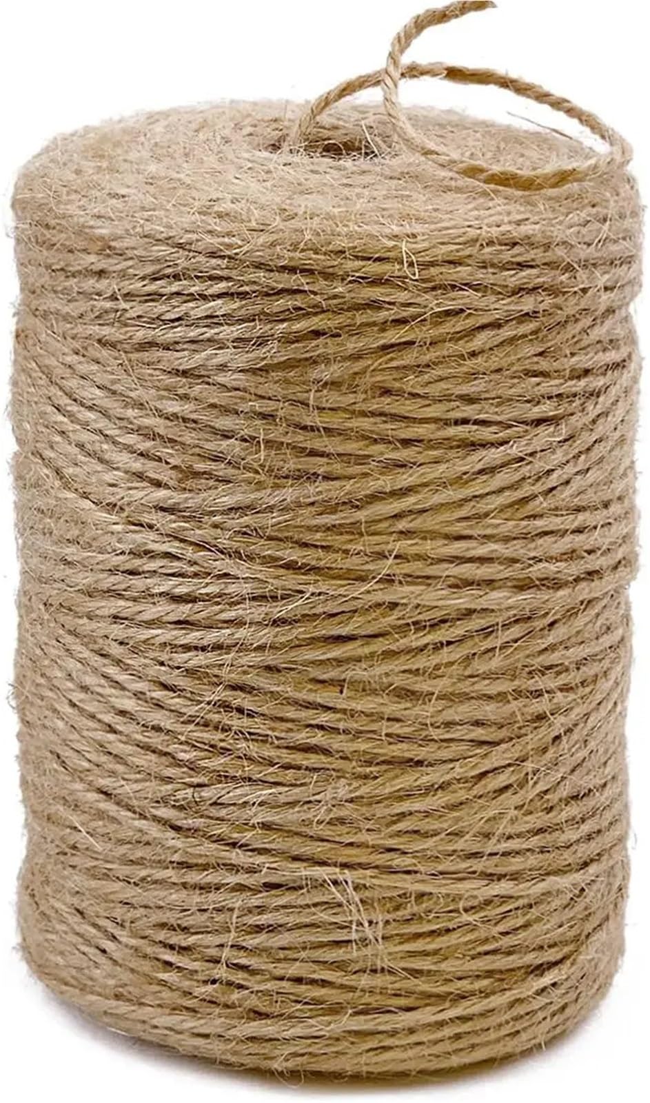 Corda Canapa Naturale Spago di iuta naturale, corda lunga 500 m, for artigianato, confezionamento, imballaggio, giardinaggio, lavorazione a maglia all'uncinetto, decorazione macramè