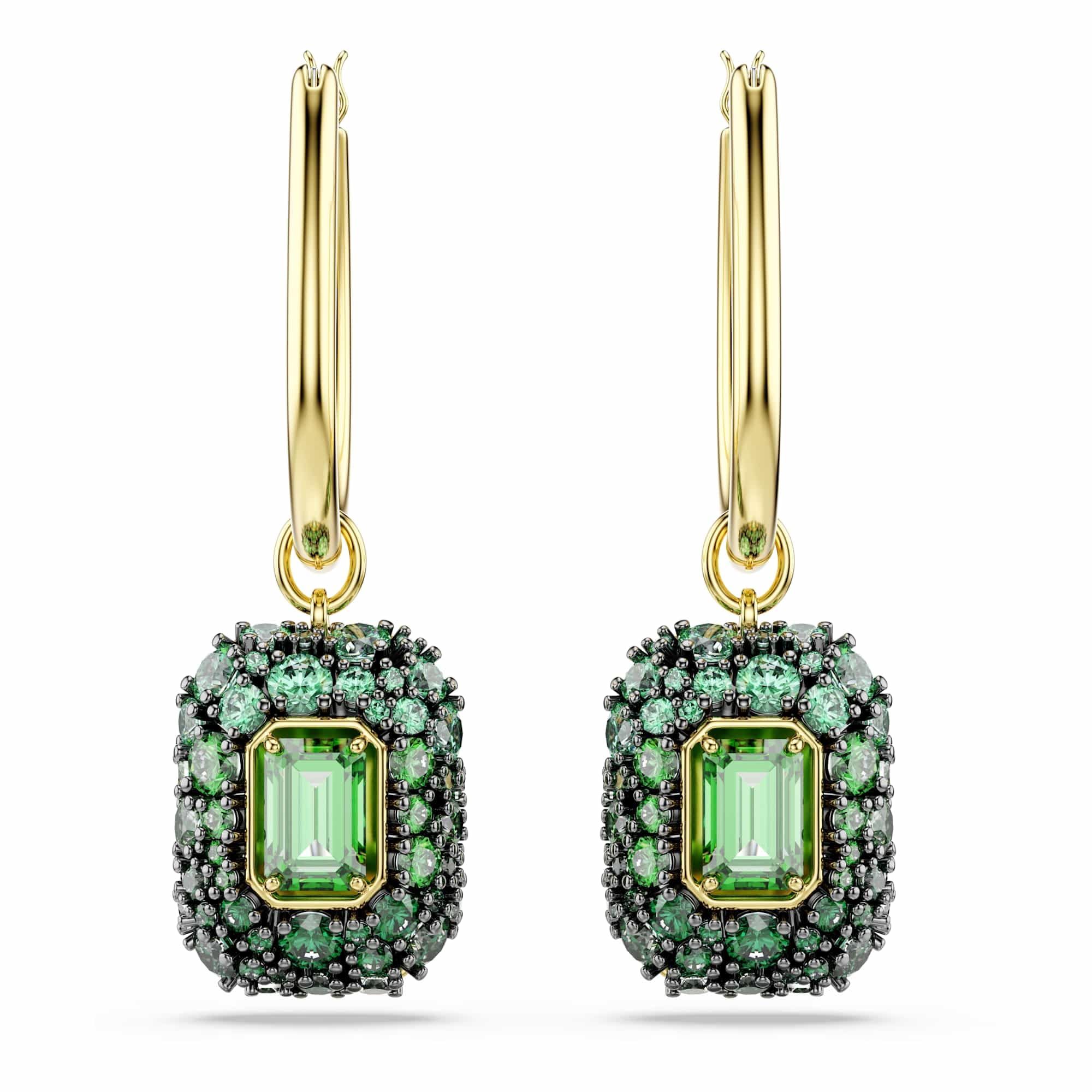 Swarovski Sublima Kollektion, Octagon Cut, Grün, 18k Goldfinish