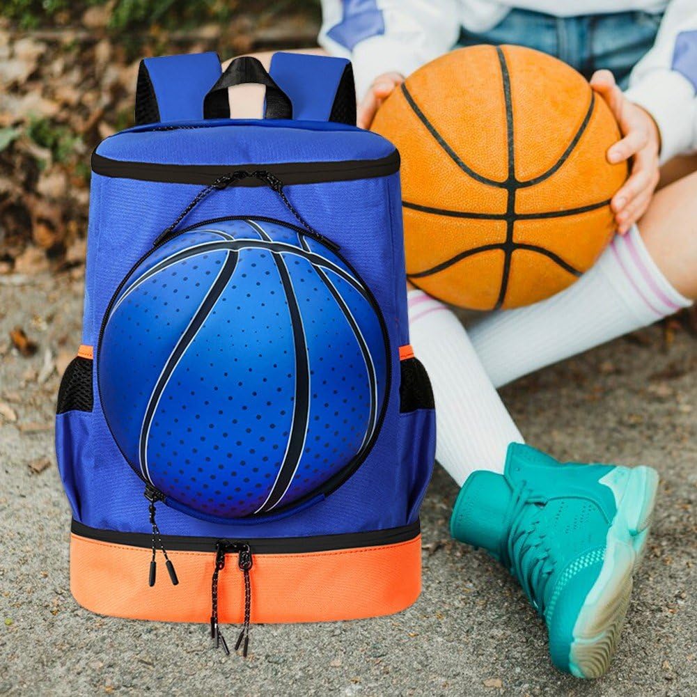 Borsa Basket Zaino Zaino Calcio Borsa Calcio Borsa Calcio di Grande capacità Zaino Pallavolo con Scomparto per Palloni