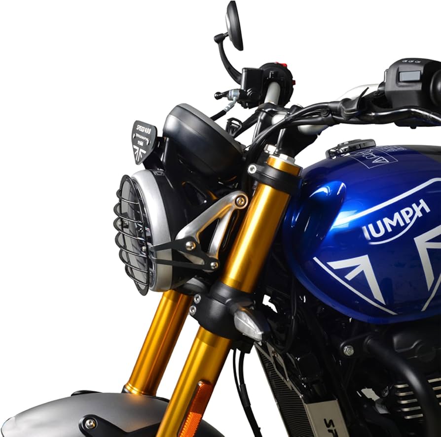 TRIUMPH バイク用
純正バーエンドミラー シルバー Amazon | バイク用 ヘッドライトガード トライアンフ SCRAMBLER 400X