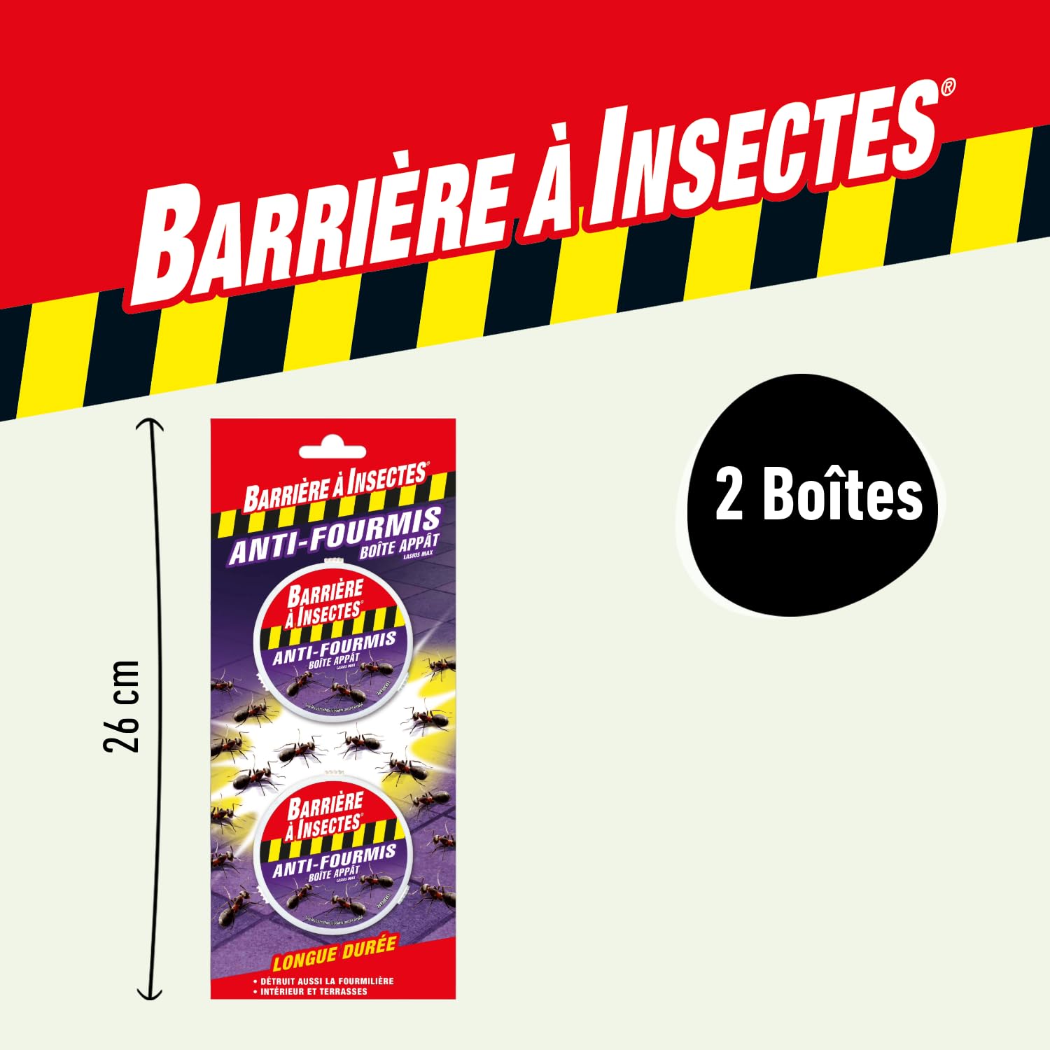 Gel Anti-Fourmis BARRIERE A INSECTES - Appât Tube 30g - Protection Jusqu'à 1 Mois