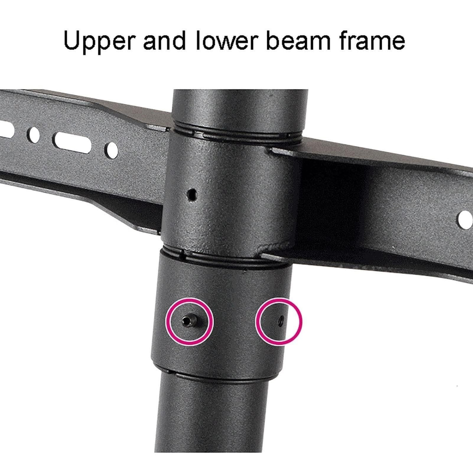 Soporte De Suelo con Estructura Giratoria De 360 ​​Grados para TV LCD, Soporte Giratorio para Pared Divisoria, Base Giratoria para Mueble De TV, Soporte De Techo Ajustable para TV(200-295cm)