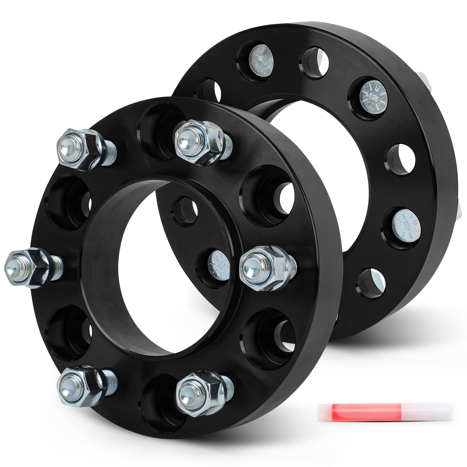 SCITOO 2Pcs 6x5.5 Wheel Spacers 1.25 inch Bore 95.1mm Studs 14x1.5 6 Lug