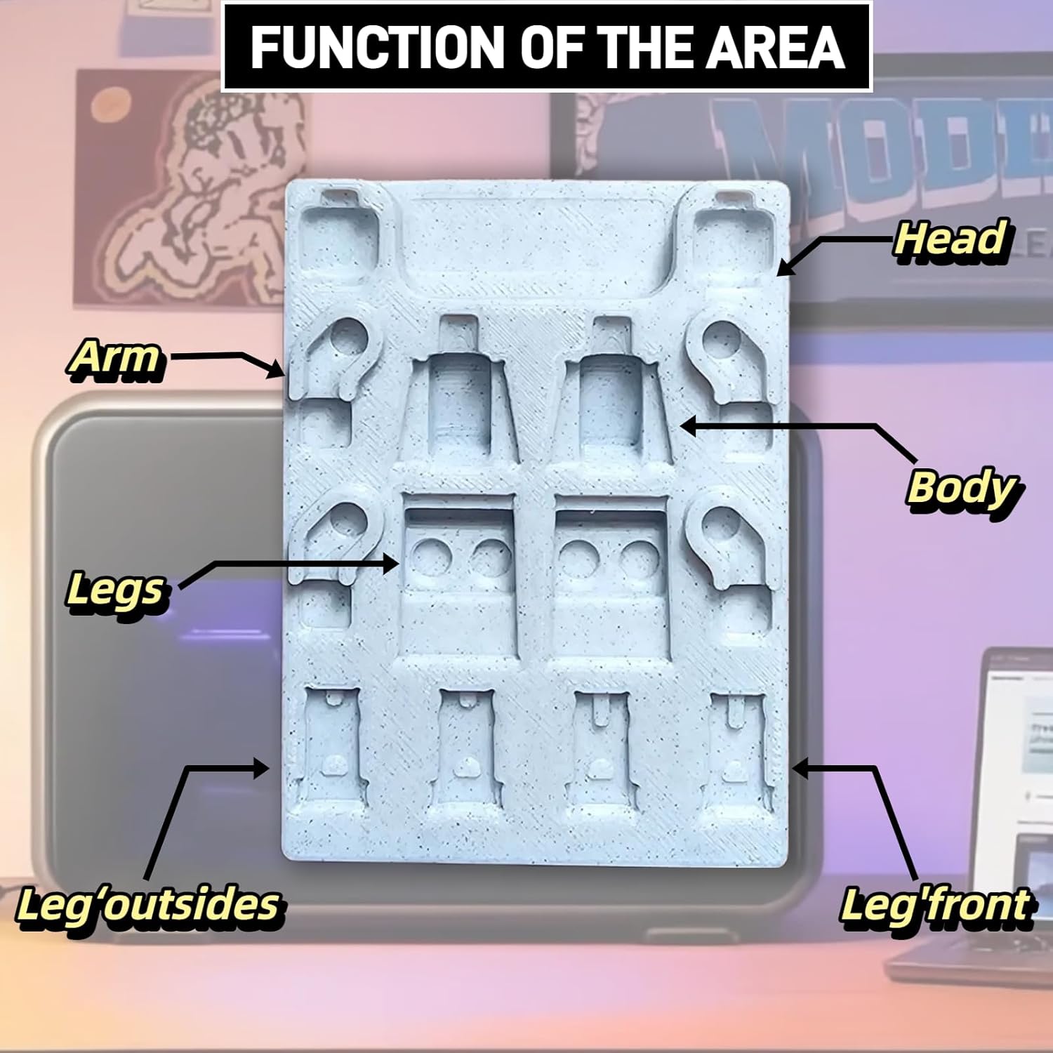Bricks Jig Compatible with Eufymake UV Printer E1