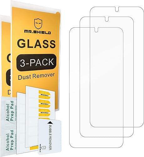 Miniatura 2 de Mr.Shield Paquete de 3 Protector de pantalla para Xiaomi Poco X4 GTXiaomi Redmi K50i Vidrio Templado Vidrio Japón con dureza 9H Protector de pantalla