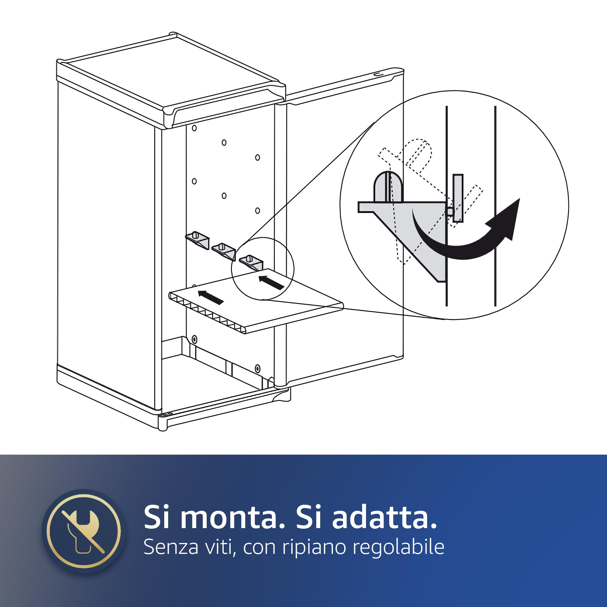 Sicignano Armadietto Modulare in Resina a 1 Anta, Colonna Salvaspazio Stretta con Ripiani Regolabili, Mobile Multiuso per Interno, Esterno, Lavanderia e Bagno, Grigio (cm.34x38x85h, 2 Piani)