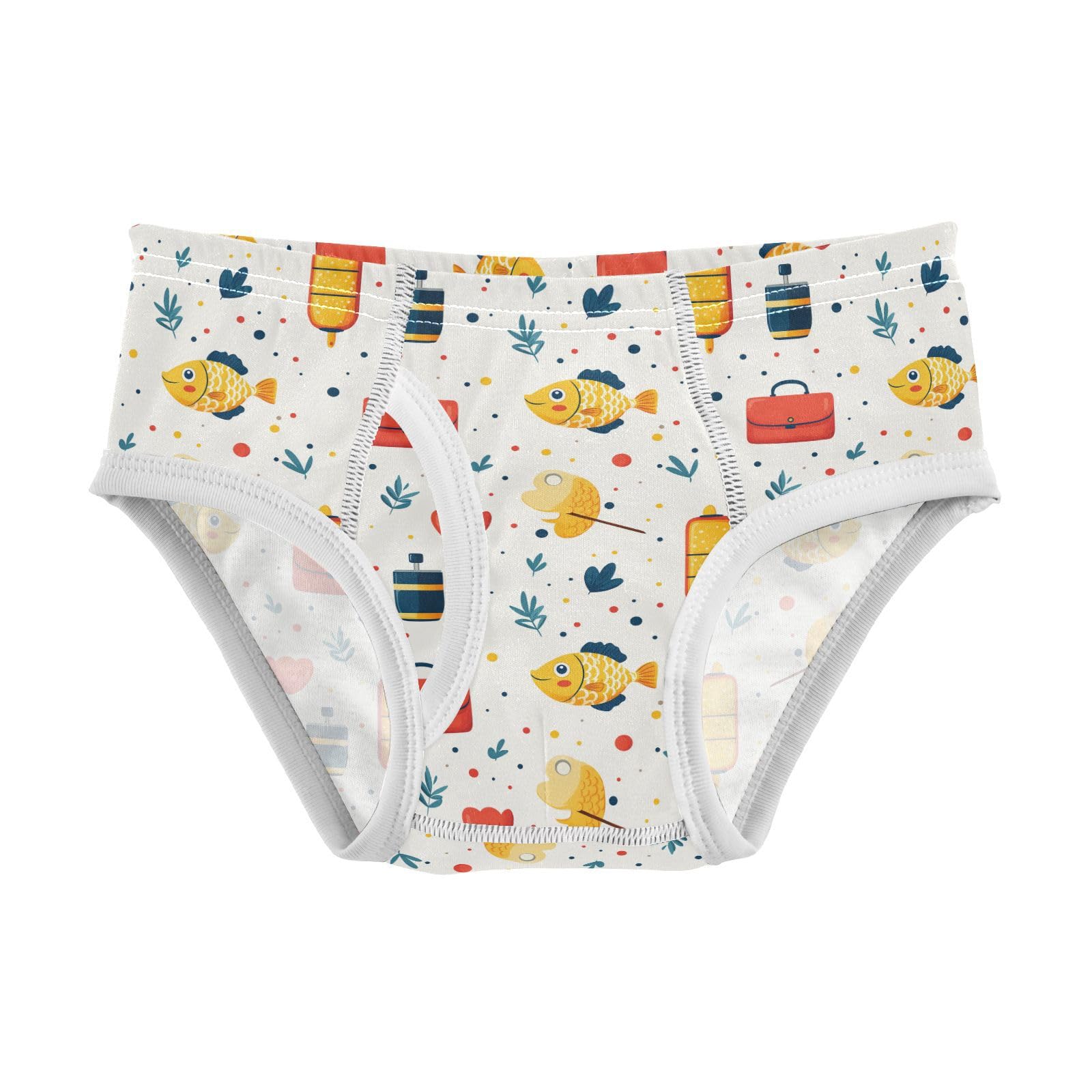 Yuiboo Boys Small Underwear Pure Cotton Organic Underwear for Boy A Father's Day in Sizes 8Y