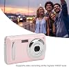 Digital Camera 1080P Kids Camera 16MP Auto Focus Digital Point and Shoot Camera with 16x Zoom Anti-shake 2.4 Screen for Kids Students Kids