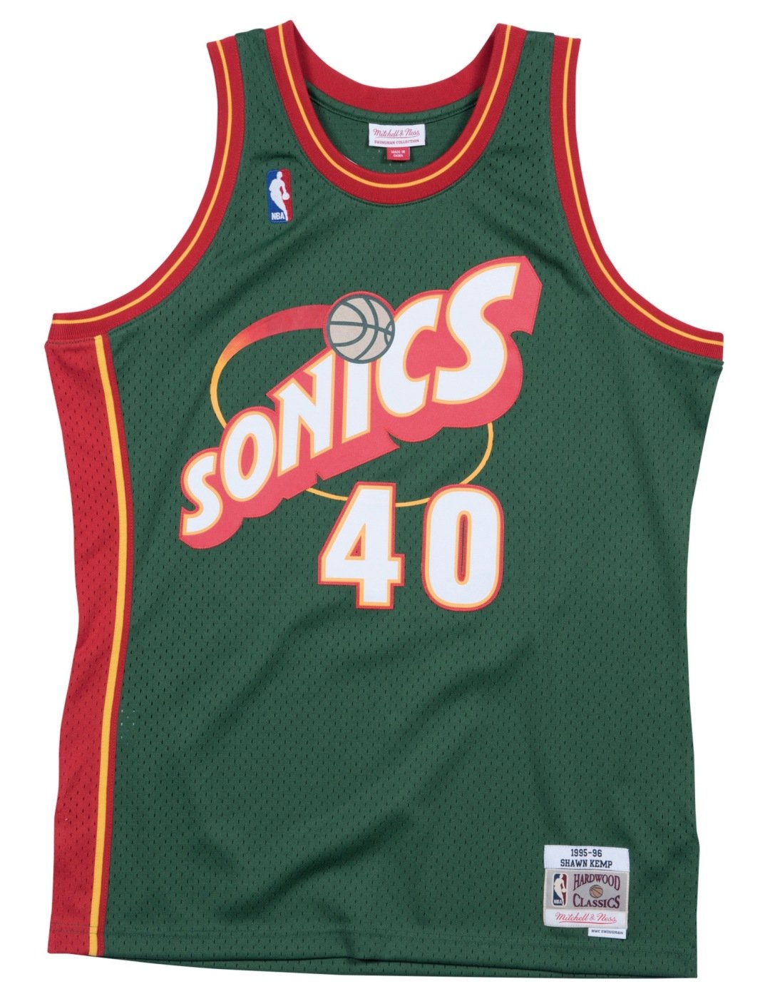 Shawn Kemp Seattle Supersonics Mitchell & Ness NBA Swingman HWC