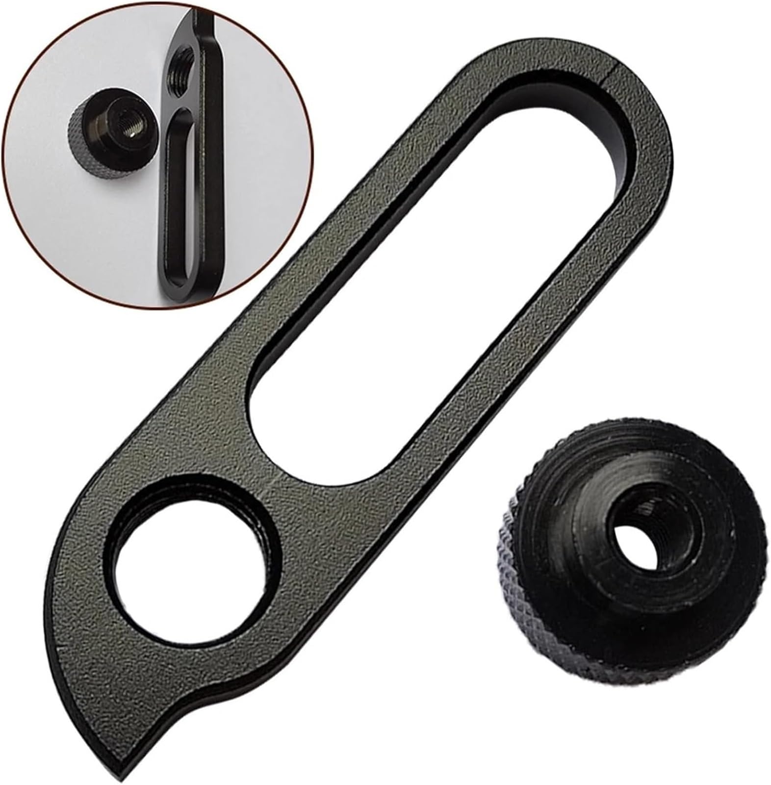Patilla de Cambio Trasera for Bicicleta, Extensor Cuadro Universal con Gancho Cola, for montaña y Carretera patilla de Cambio Trasera de Bicicleta
