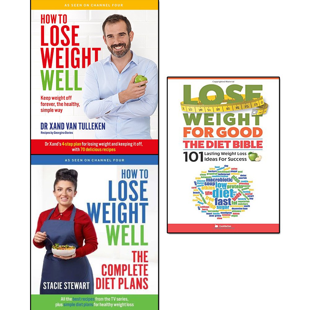 How to Lose Weight Well, The Complete Diet Plans, Lose Weight For Good Diet Bible 3 Books Collection Set