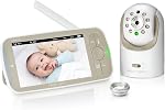 Moniteur vidéo pour bébé Infant Optics DXR-8 PRO, résolution HD 720P, écran de 5" , A.N.R. breveté (réduction active du bruit), sans WiFi, panoramique inclinaison zoom, et lentilles interchangeables