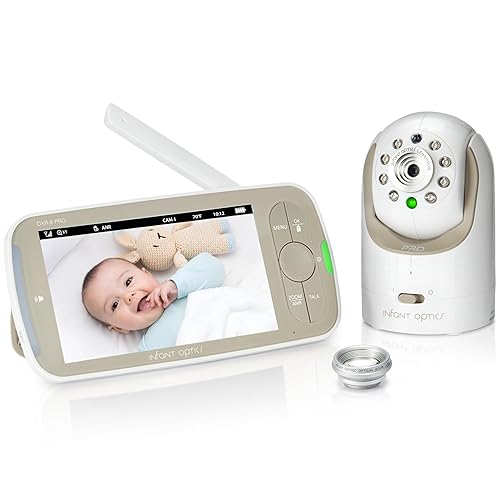 Infant Optics DXR-8 PRO Baby Monitor — 5″ 720p, Interchangeable Lenses & No‑WiFi Privacy