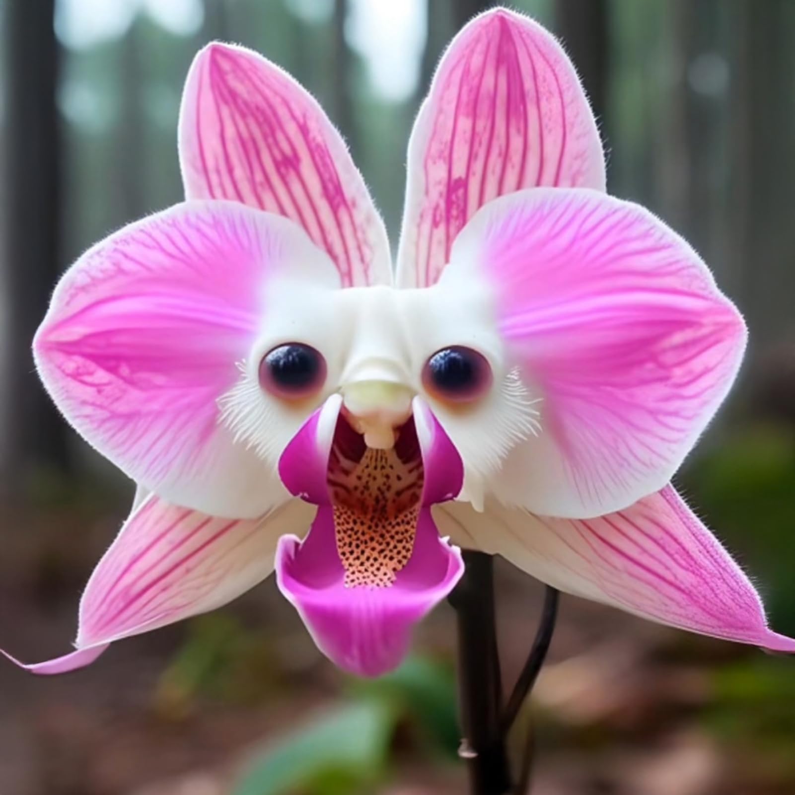 Roadoor Orchideeblütensamen zum pflanzen katzengesicht exotische orchideesamen mehrjährige duftpflalenze für Jardin intérieur 200 pièces - 5