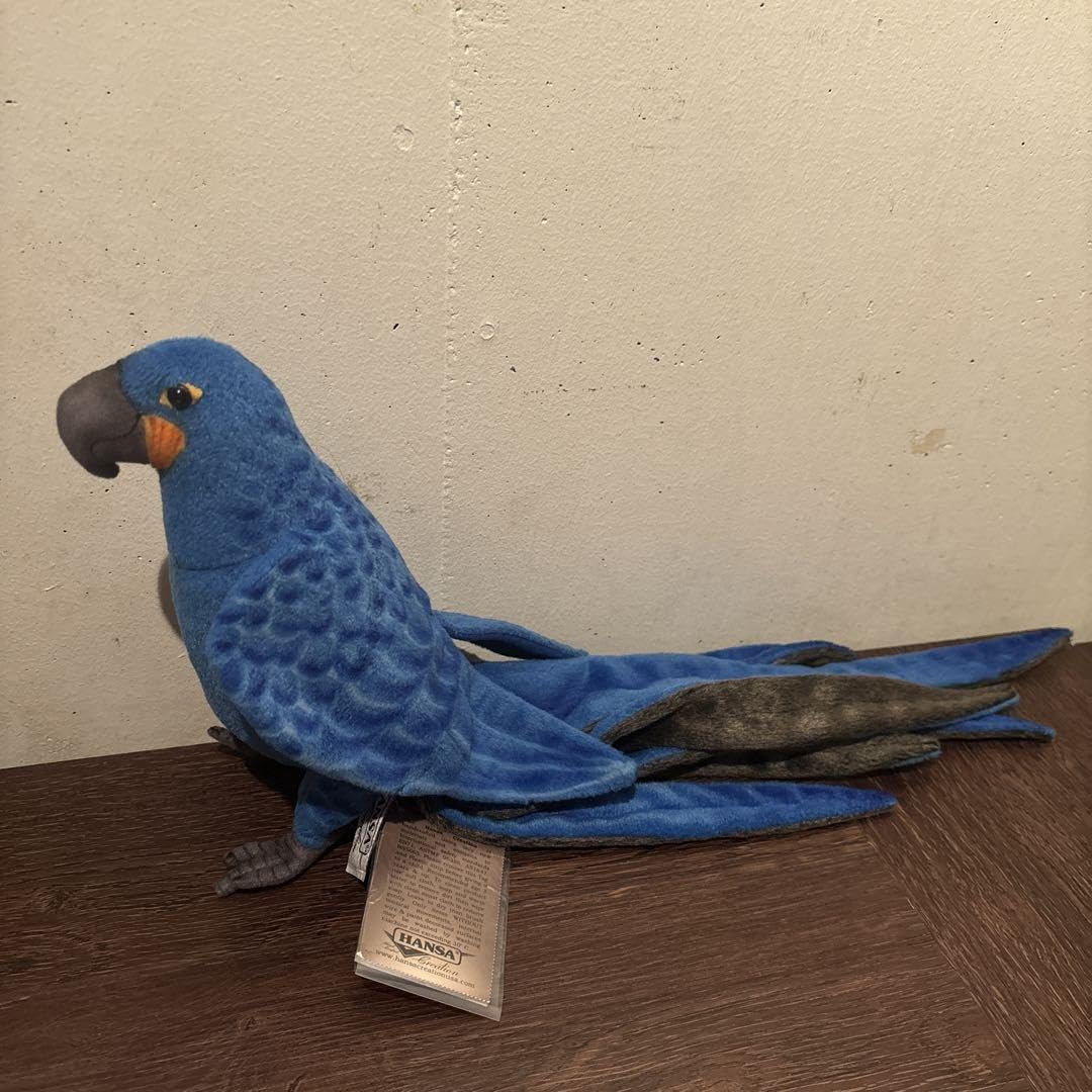 Amazon.co.jp: スミレコンゴウインコ ぬいぐるみ ハンサ ぬいぐるみ 