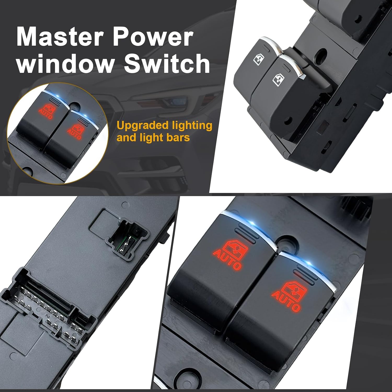 Power Window Switch for Subaru 2016-2017 Outback Driver Side with Free Installation Pry Tool (Part# 83071-AL56C)