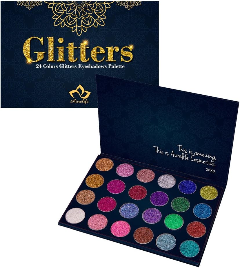 Waterproof Eyes Makeup Glitter Eyeshadow Pallets Highly Pigmented Mineral Pressed Colorful Makeup Eye Shadow Makeup Palette