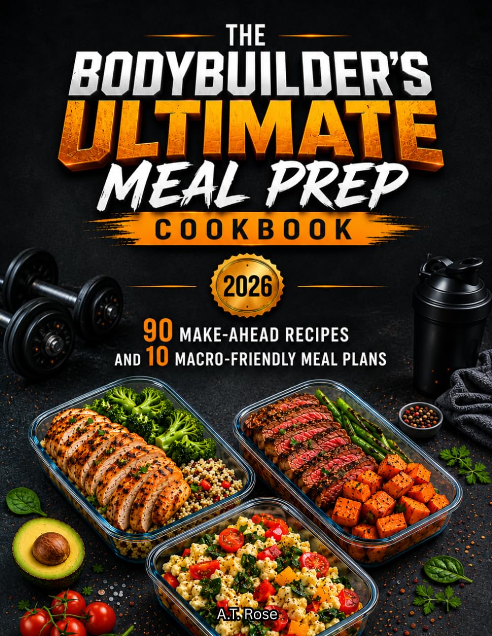 THE BODYBUILDER'S ULTIMATE MEAL PREP COOKBOOK: 90 Make-Ahead Recipes and 10 Macro-Friendly Meal Plans