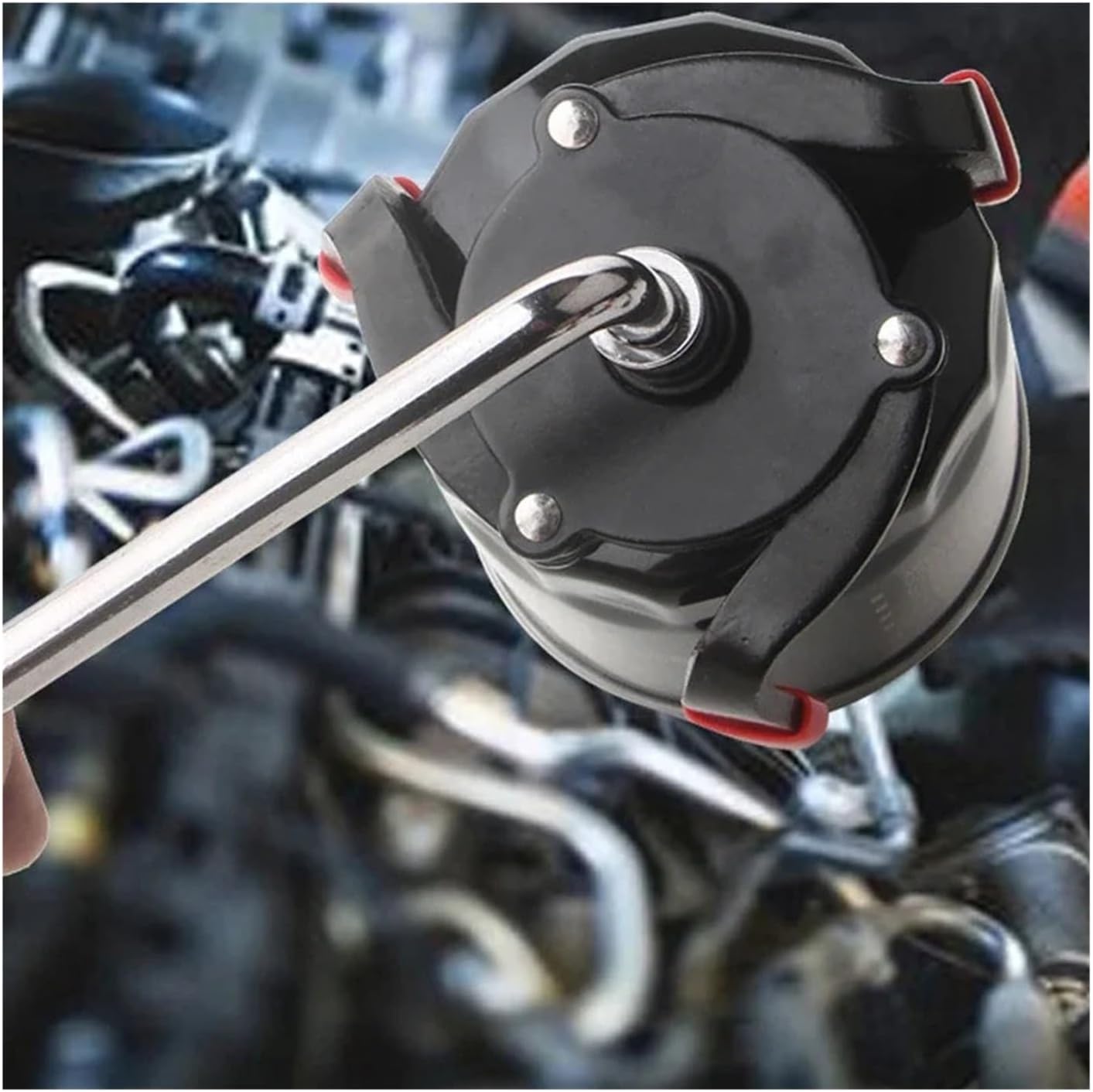 Universal 3 Jaw Oil Filter Wrench Tool 60-100mm Car Repair Adjustable Removal Interface Special(2PCS)