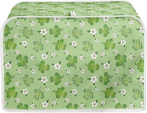 Miniatura 15 de Talayituse Cubierta para tostadora con estampado de flores de gato, ranura ancha de 2 rebanadas, ligera, protección contra el polvo, lavable, Flor