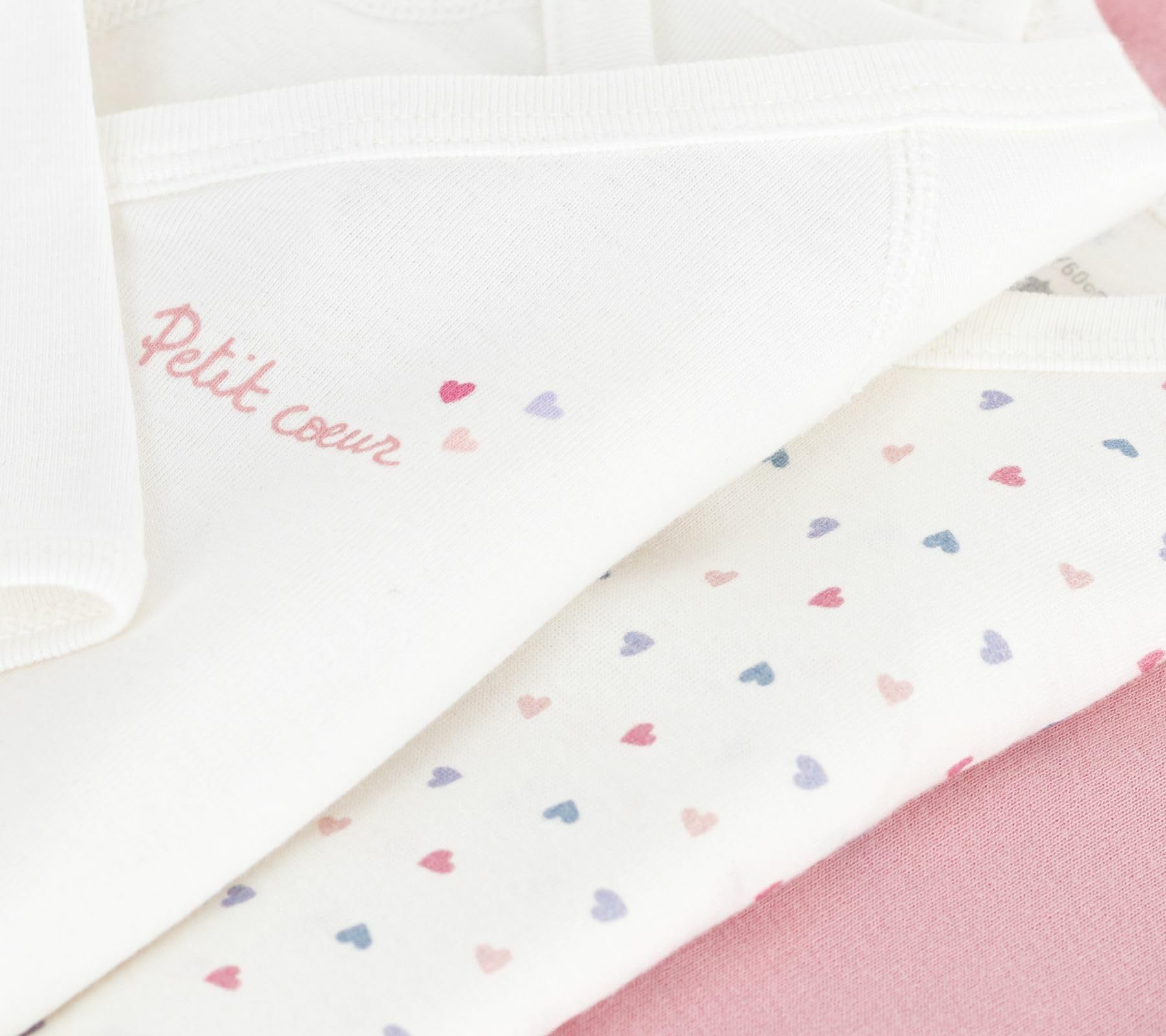 Petit Bateau Lot de bodies croisés manches courtes en coton imprimé bébé