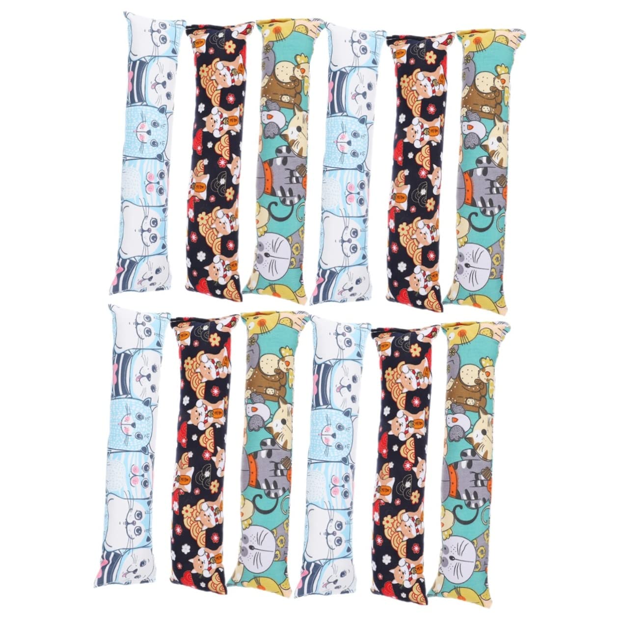 Mipcase 12piezas Juguetes De Gato De Catnip Almohadas para Juguetes De Masticación para Gatos Estimulantes y